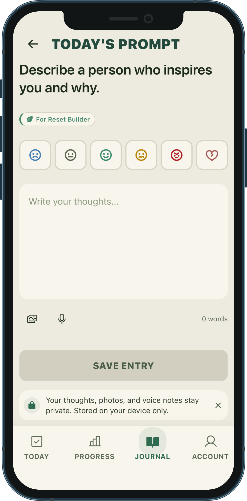 Breakup Reset app screen preview 3